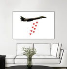 LOVE BOMBER by Michael Benisty on GIANT ART - white photo illustration