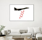 LOVE BOMBER by Michael Benisty on GIANT ART - white photo illustration