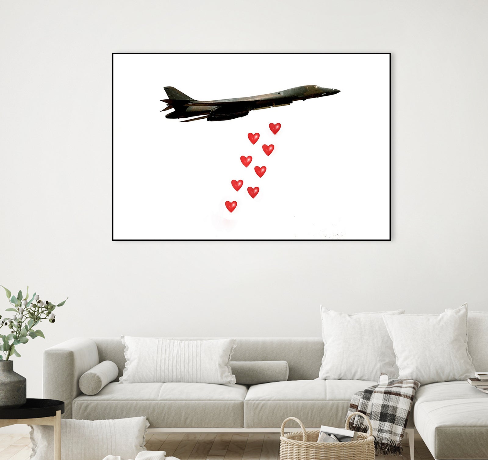 LOVE BOMBER by Michael Benisty on GIANT ART - white photo illustration