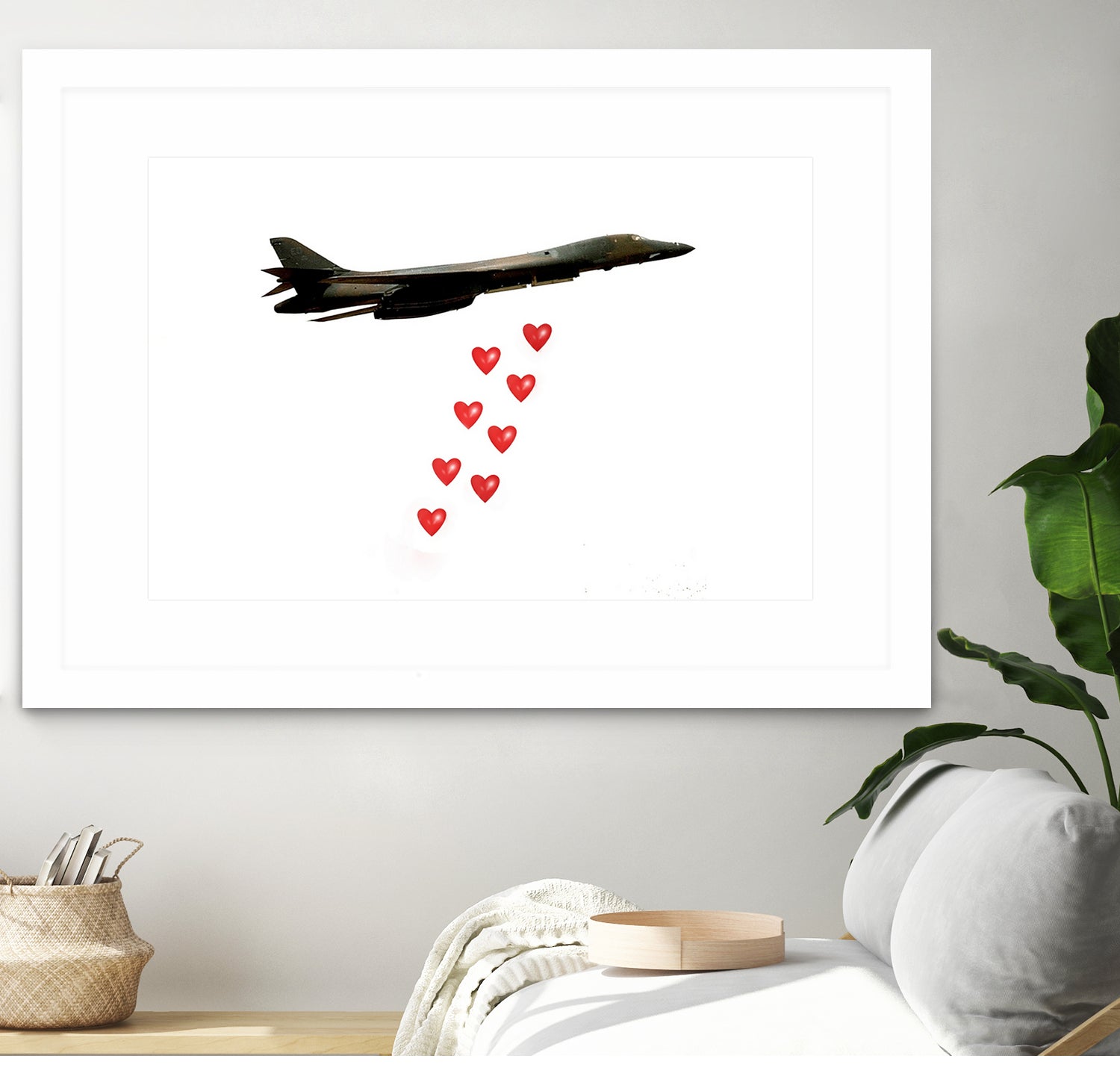 LOVE BOMBER by Michael Benisty on GIANT ART - white photo illustration