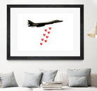 LOVE BOMBER by Michael Benisty on GIANT ART - white photo illustration