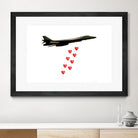 LOVE BOMBER by Michael Benisty on GIANT ART - white photo illustration