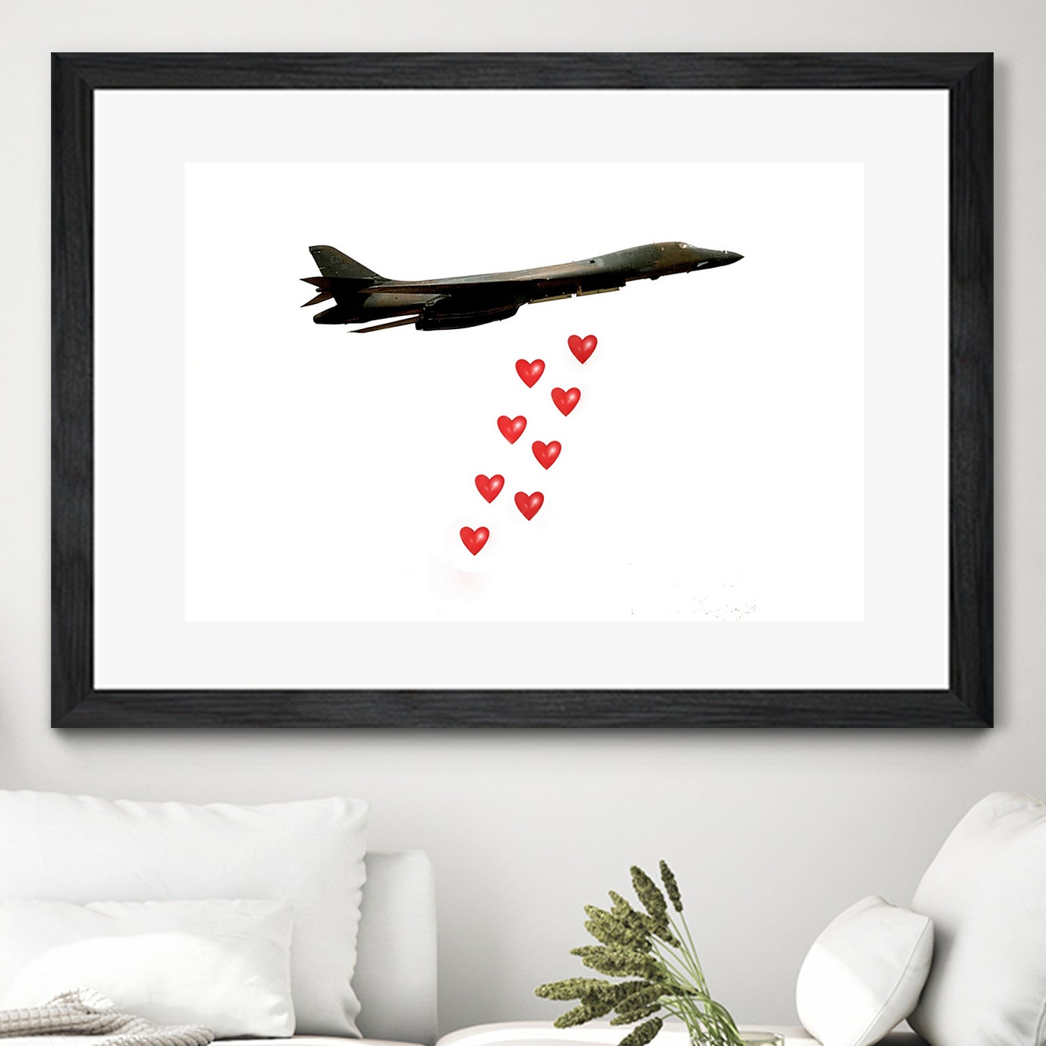 LOVE BOMBER by Michael Benisty on GIANT ART - white photo illustration