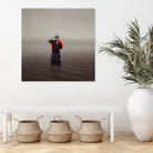 Where Have You Gone Without Me by Frank Moth on GIANT ART - gray mixed media