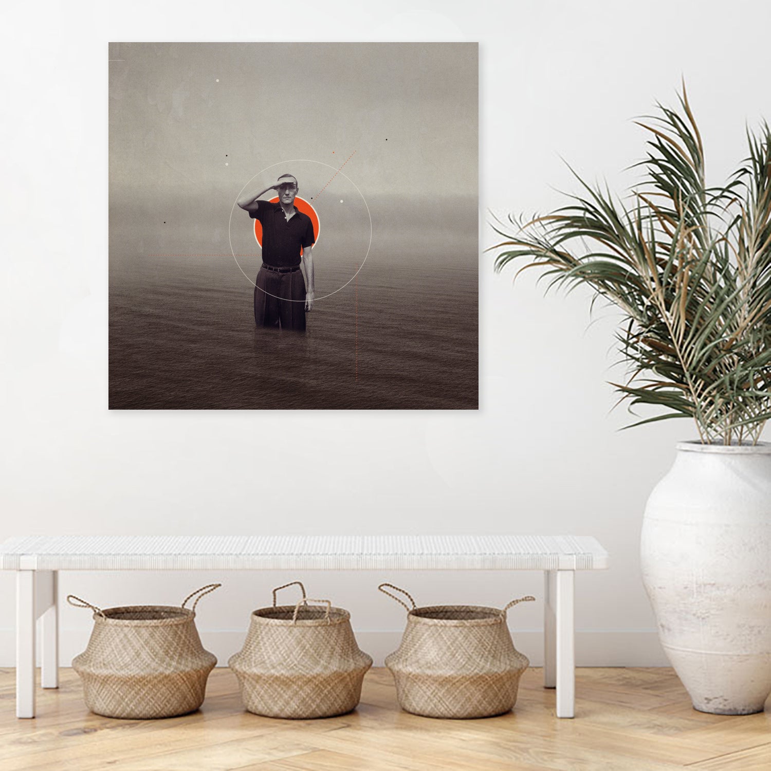 Where Have You Gone Without Me by Frank Moth on GIANT ART - gray mixed media