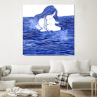 Nereid XXI by Stevyn Llewellyn on GIANT ART - blue digital painting