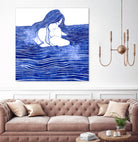 Nereid XXI by Stevyn Llewellyn on GIANT ART - blue digital painting