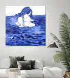 Nereid XXI by Stevyn Llewellyn on GIANT ART - blue digital painting