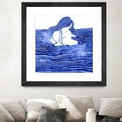 Nereid XXI by Stevyn Llewellyn on GIANT ART - blue digital painting