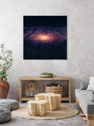 Low poly galaxy by Elena Voronina on GIANT ART - fuchsia 3d art