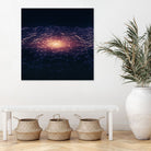 Low poly galaxy by Elena Voronina on GIANT ART - fuchsia 3d art