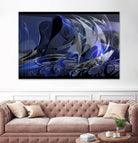 CURRENTS - Special Request Edition by James Mulvania on GIANT ART - white digital drawing