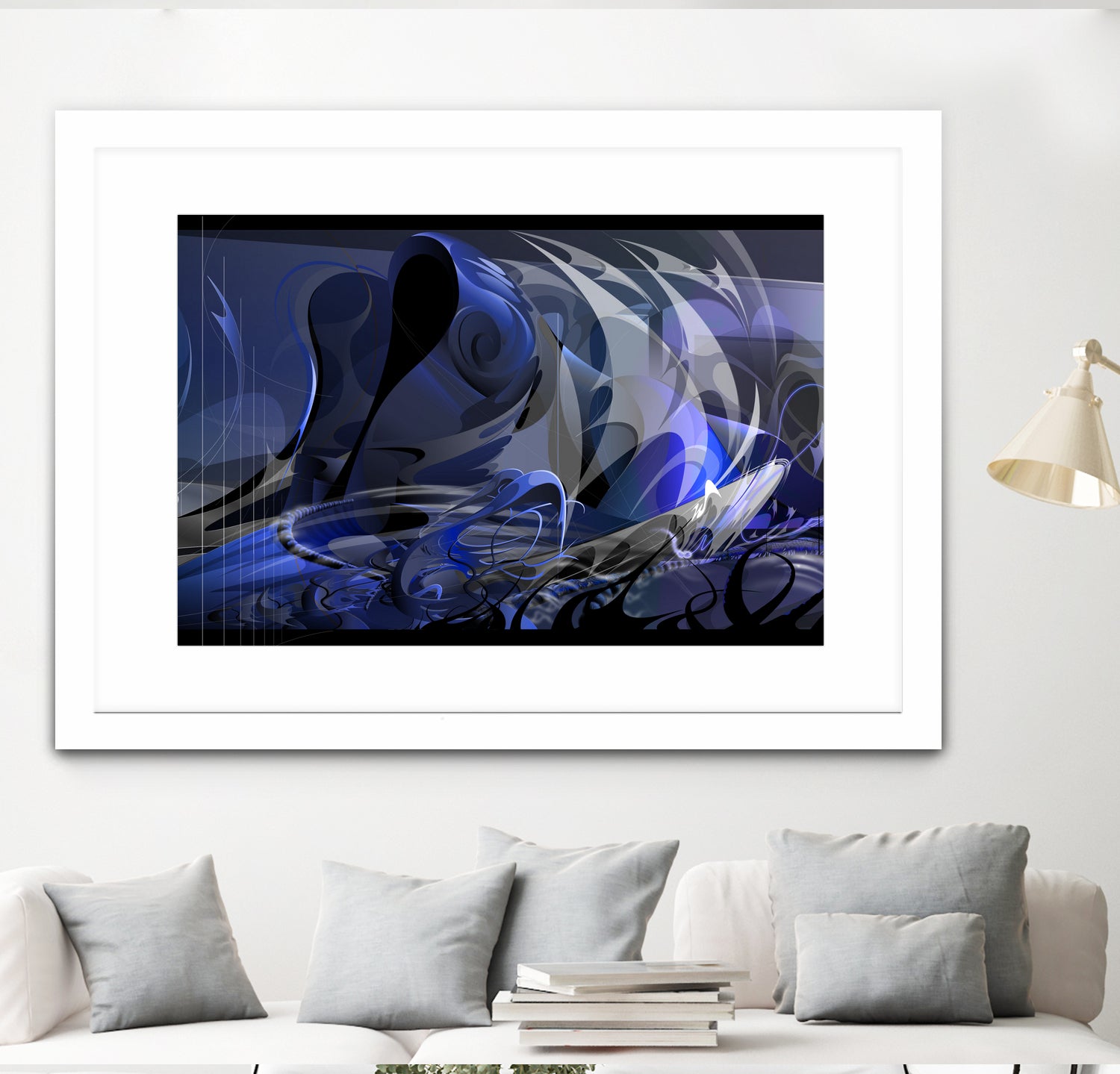 CURRENTS - Special Request Edition by James Mulvania on GIANT ART - white digital drawing