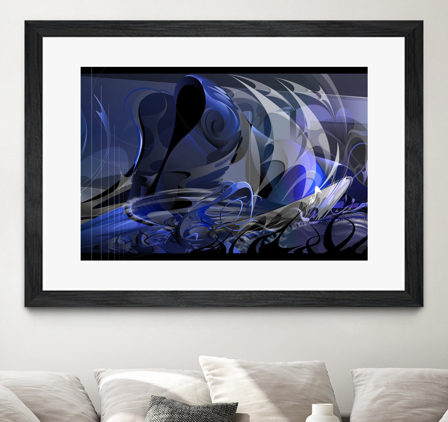 CURRENTS - Special Request Edition by James Mulvania on GIANT ART - white digital drawing