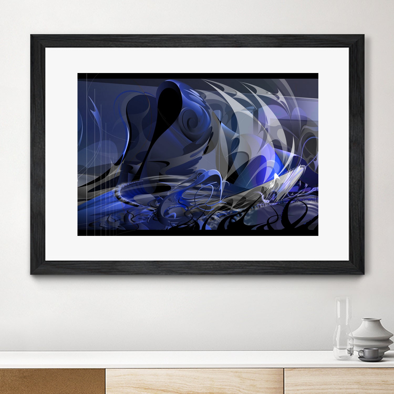 CURRENTS - Special Request Edition by James Mulvania on GIANT ART - white digital drawing