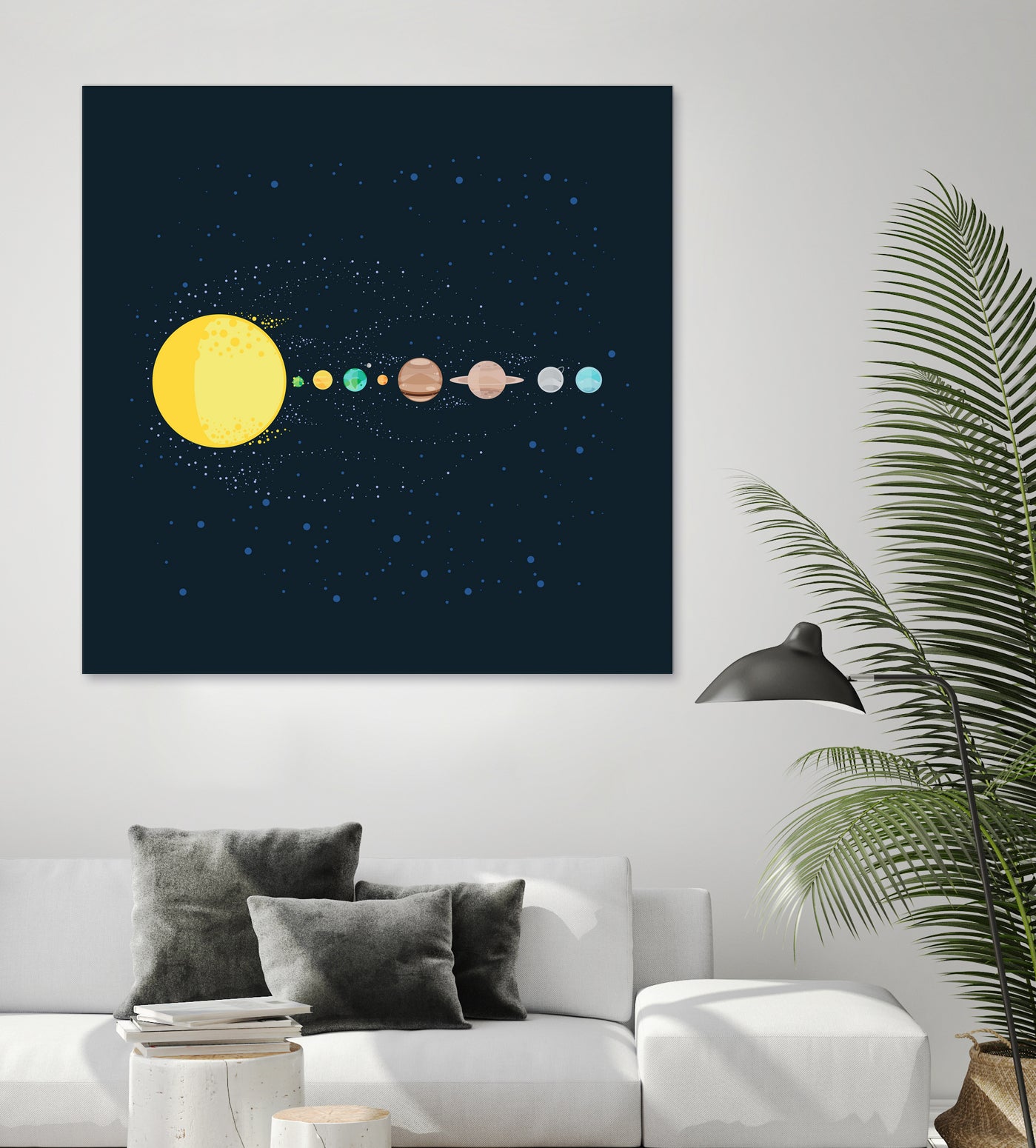 Solar System by Alessandra Gagliano on GIANT ART - blue photo illustration