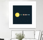 Solar System by Alessandra Gagliano on GIANT ART - blue photo illustration