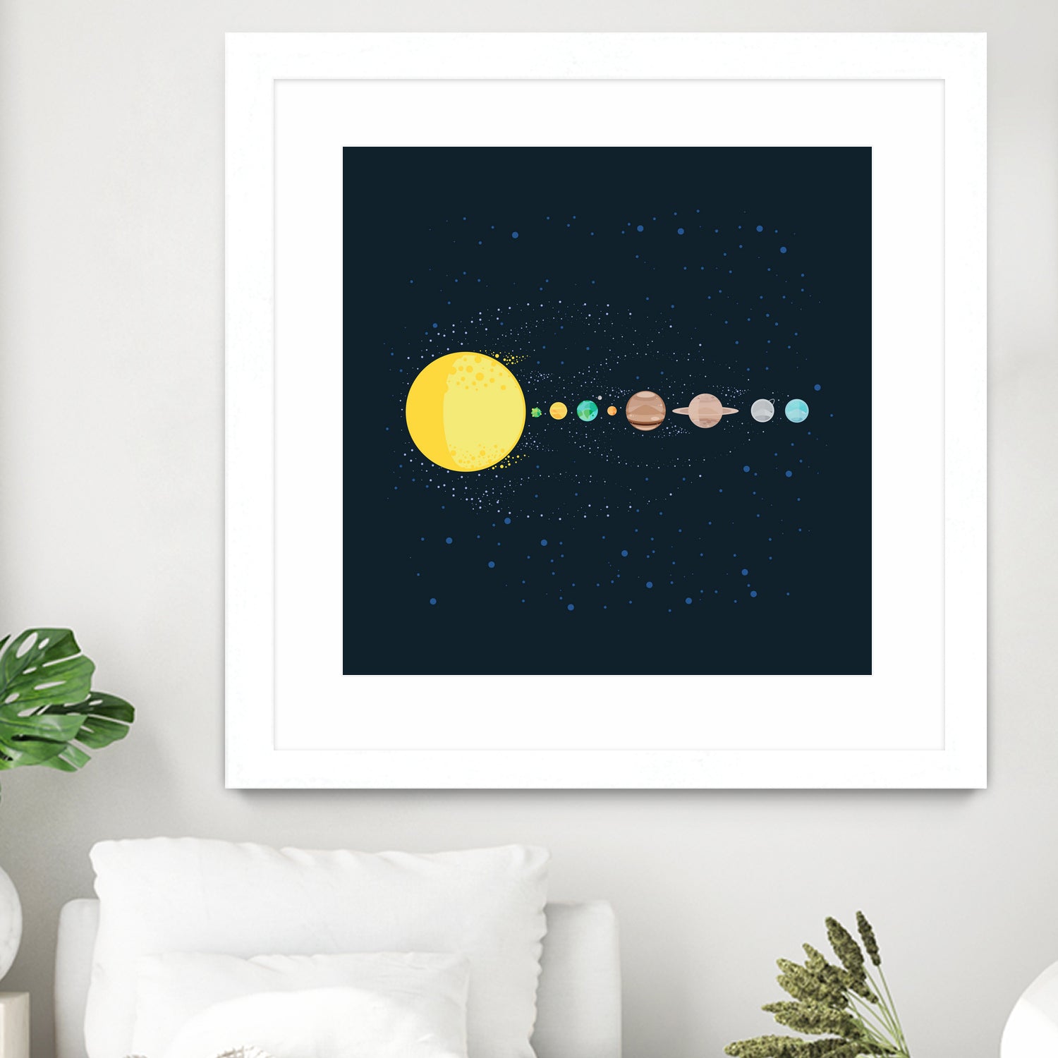 Solar System by Alessandra Gagliano on GIANT ART - blue photo illustration