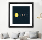 Solar System by Alessandra Gagliano on GIANT ART - blue photo illustration