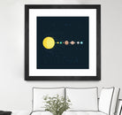 Solar System by Alessandra Gagliano on GIANT ART - blue photo illustration