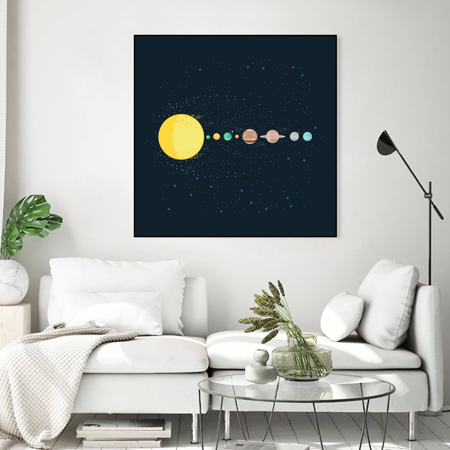 Solar System by Alessandra Gagliano on GIANT ART - blue photo illustration