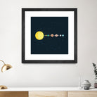 Solar System by Alessandra Gagliano on GIANT ART - blue photo illustration