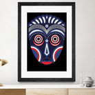 Lulua Ethnic Tribal Mask by TM Selvam on GIANT ART - white digital painting