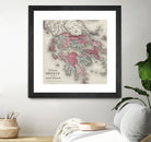 Vintage Map of Greece (1865) by Adam Shaw on GIANT ART - white photo illustration