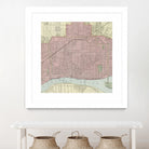 Vintage Map of Detroit Michigan (1901) by Adam Shaw on GIANT ART - white photo illustration