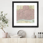 Vintage Map of Detroit Michigan (1901) by Adam Shaw on GIANT ART - white photo illustration