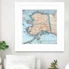 Vintage Map of Alaska (1921) by Adam Shaw on GIANT ART - white photo illustration