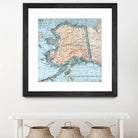 Vintage Map of Alaska (1921) by Adam Shaw on GIANT ART - white photo illustration