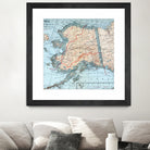 Vintage Map of Alaska (1921) by Adam Shaw on GIANT ART - white photo illustration