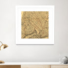 Vintage Map of Brooklyn New York (1874) by Adam Shaw on GIANT ART - white photo illustration