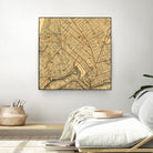 Vintage Map of Brooklyn New York (1874) by Adam Shaw on GIANT ART - white photo illustration