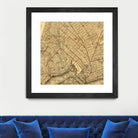 Vintage Map of Brooklyn New York (1874) by Adam Shaw on GIANT ART - white photo illustration