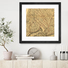 Vintage Map of Brooklyn New York (1874) by Adam Shaw on GIANT ART - white photo illustration