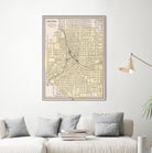 Vintage Map of Atlanta Georgia (1901) by Adam Shaw on GIANT ART - white photo illustration