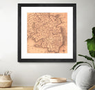 Vintage Map of Charleston South Carolina (1849) by Adam Shaw on GIANT ART - white photo illustration