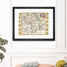 Vintage Map of Africa (1710) by Adam Shaw on GIANT ART - white photo illustration