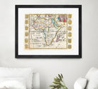 Vintage Map of Africa (1710) by Adam Shaw on GIANT ART - white photo illustration