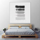 Black & White Stripes by Dana Shek on GIANT ART - white digital painting