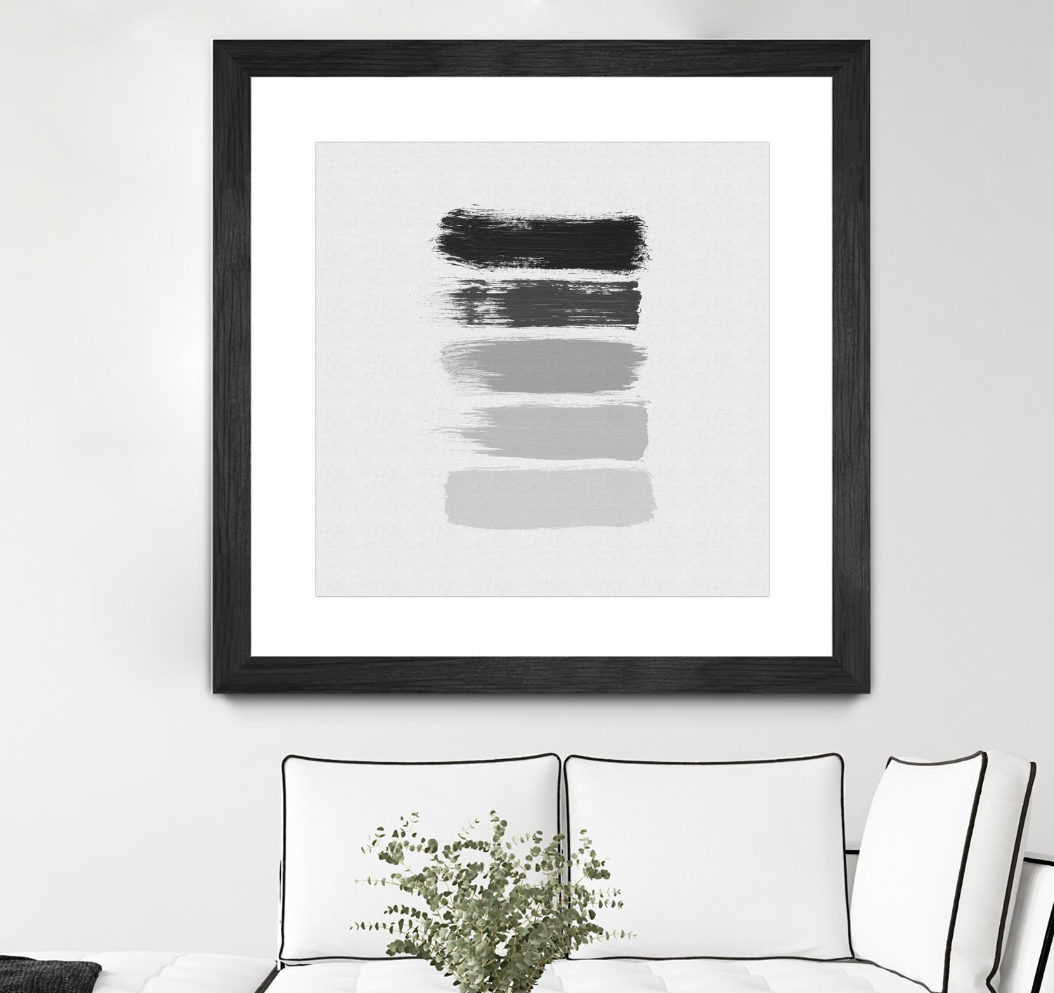 Black & White Stripes by Dana Shek on GIANT ART - white digital painting