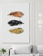 Feathers by Dana Shek on GIANT ART - white photo illustration