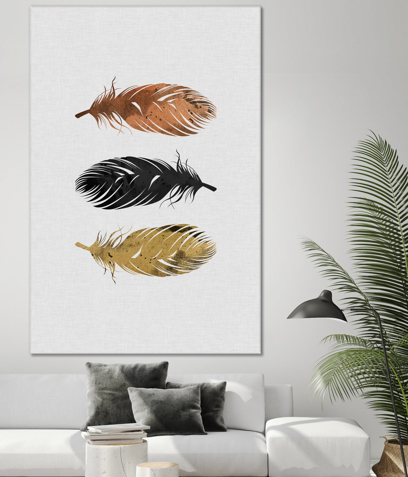 Feathers by Dana Shek on GIANT ART - white photo illustration