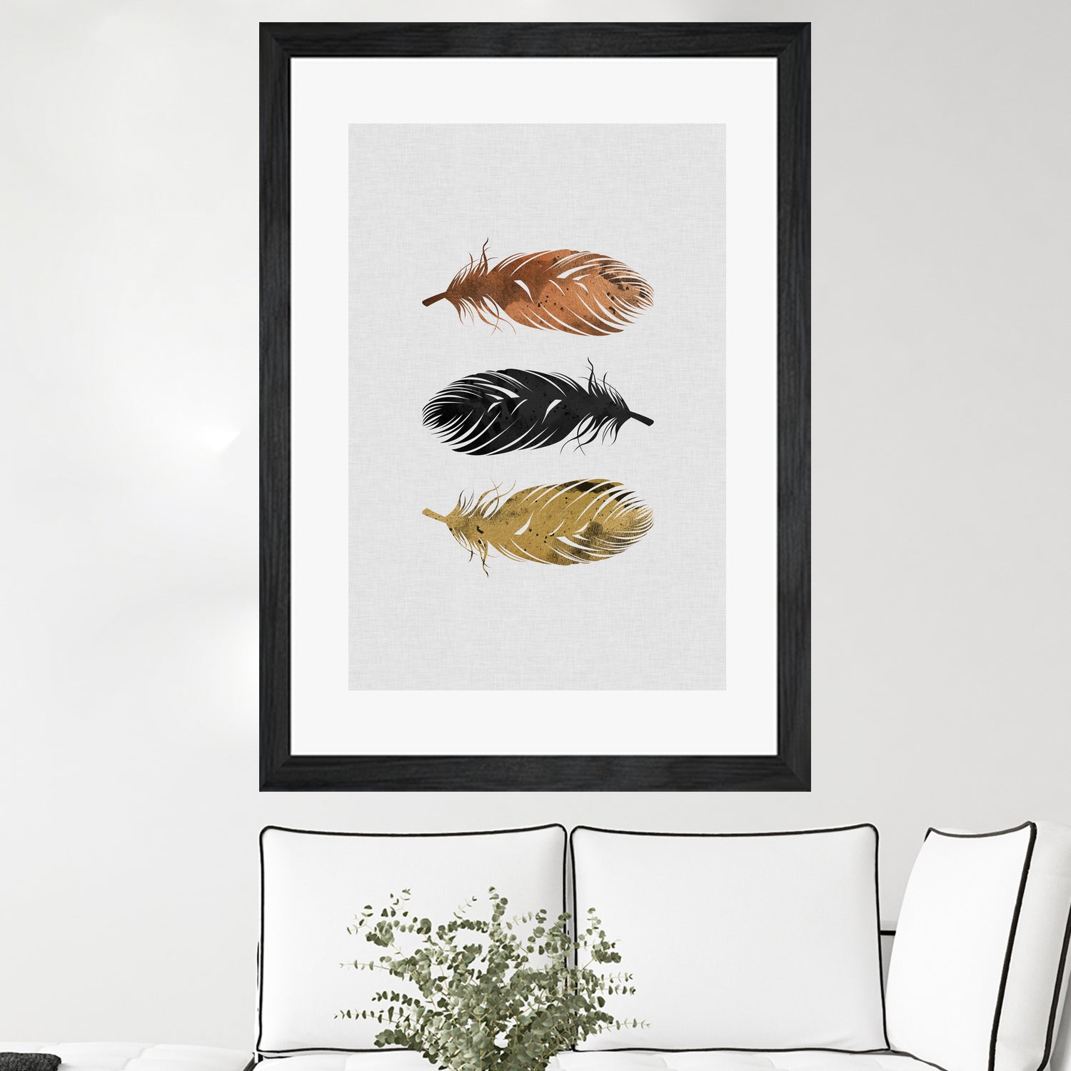 Feathers by Dana Shek on GIANT ART - white photo illustration