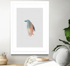 Pastel Penguin by Dana Shek on GIANT ART - white digital painting