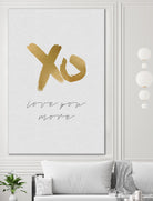 XO Love You More by Dana Shek on GIANT ART - white typography