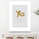 XO Love You More by Dana Shek on GIANT ART - white typography