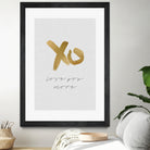 XO Love You More by Dana Shek on GIANT ART - white typography